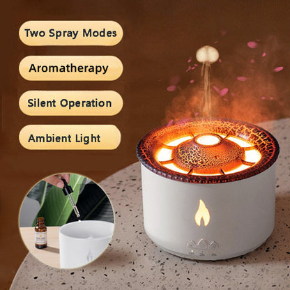 Ultrasonic Volcano Humidifier - Astral Glimmer