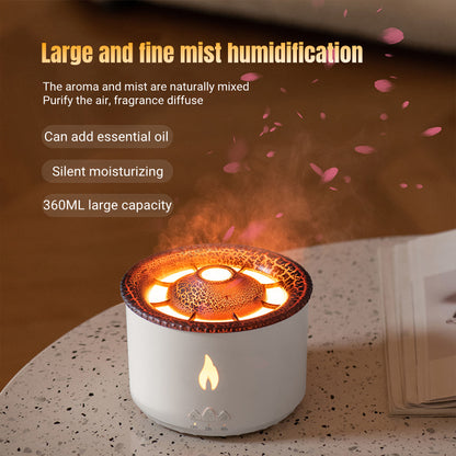 Ultrasonic Volcano Humidifier - Astral Glimmer